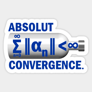 ABSOLUT CONVERGENCE. Sticker